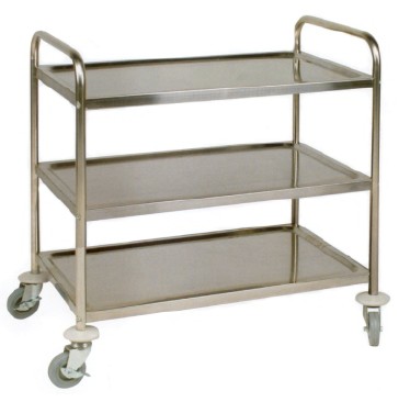 Vozík 3 police servirovací 89x54x93 INOX-MONT